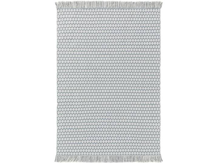 Tapis fabriqué à partir de matériaux recyclés bleu 160x230