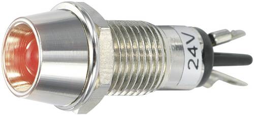 TRU Components TC-R9-115L 24V RED LED-Signalleuchte Rot 24 V/DC
