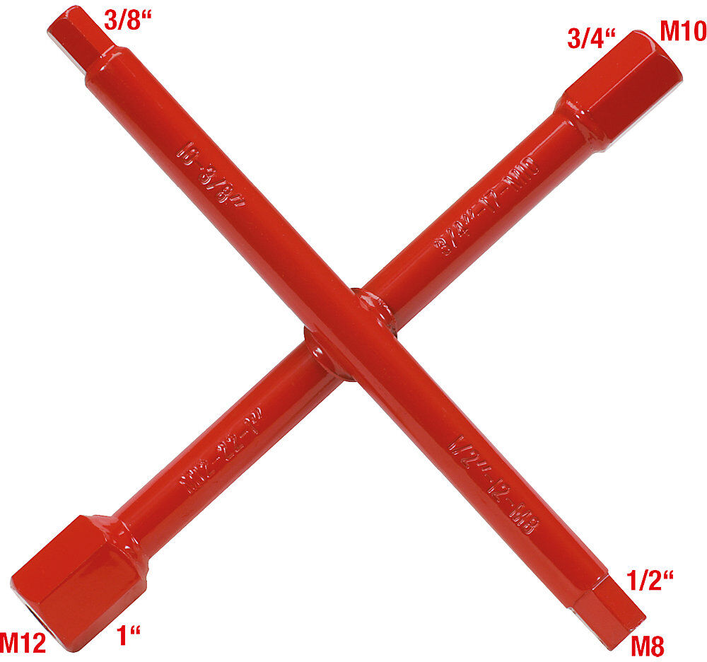 Sanitär-Kreuzschlüssel, 7 Funktionen, 3/8'' - 1'' KS Tools
