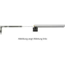Kippflügelbeschlag AK-210 mit schmalem Horizontal-Kompaktgetriebe