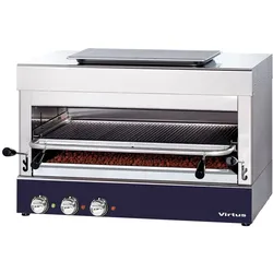 Virtus Elektrogrill bis 800°C mit Grillrost 770x470 mm (VSBEEFBIG)