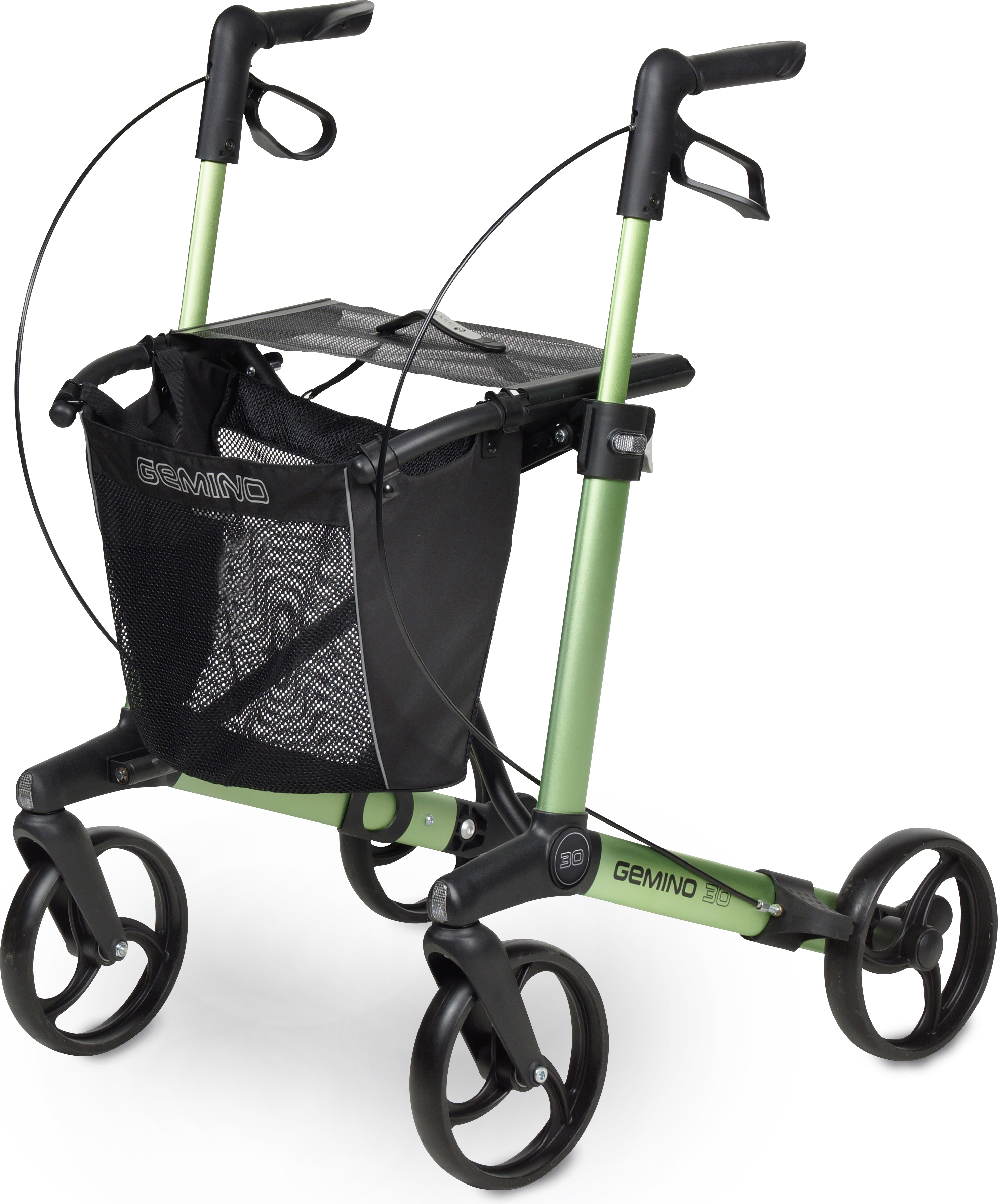 Sunrise Medical Gemino Rollator 30 Apple Green Leichtgewicht-Rollator, faltbar, Topmodell