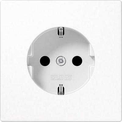 Jung Einsatz Schutzkontakt-Steckdose LS plus, LS design, LS 990 Alpinweiß LS1520WW