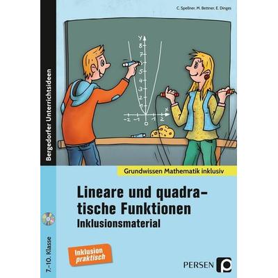 Lin. und quadrat. Funktionen - Inklusionsmaterial, Set von Cathrin Spellner,Marco Bettner,Erik Dinges, Persen Verlag in der AAP Lehrerwelt GmbH,