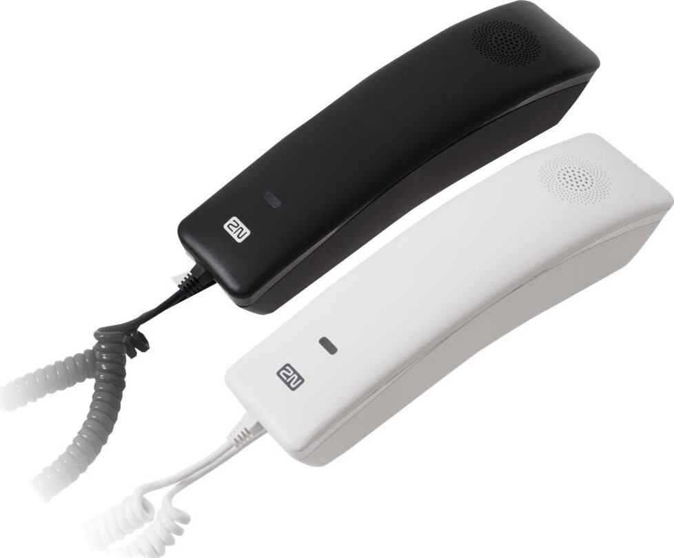 2N IP-telefoonaansluiting voor interne communicatie, zwart