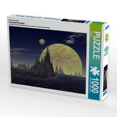 CALVENDO Puzzle Ein Motiv aus dem Kalender Fantasie-Planeten | 1000 Teile Lege-Größe 64x48cm Foto-Puzzle für glückliche Stunden