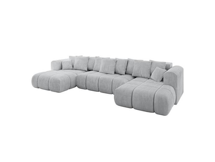 WOHNLANDSCHAFT CLOUD-U-v1 405x185x90 Grau Cord