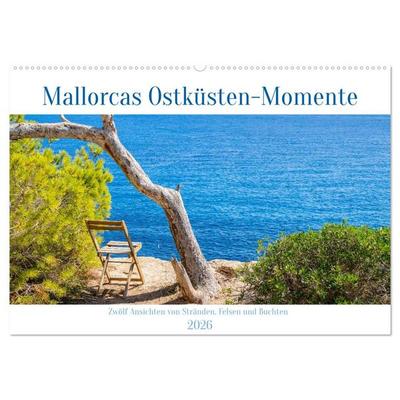 Mallorcas Ostküsten-Momente (Wandkalender 2026 DIN A2 quer), CALVENDO Monatskalender