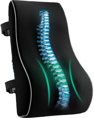 Uplift Essentials High Definition Memory Foam Lumbar Support Cushion High Definition Memory Foam Lumbar Support Cushion