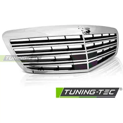 Sportgrill Chrom/Schwarz passend für Mercedes W221 09-13
