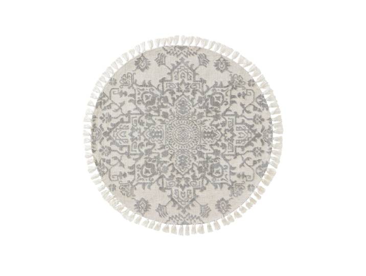 Tapis rond gris d 150