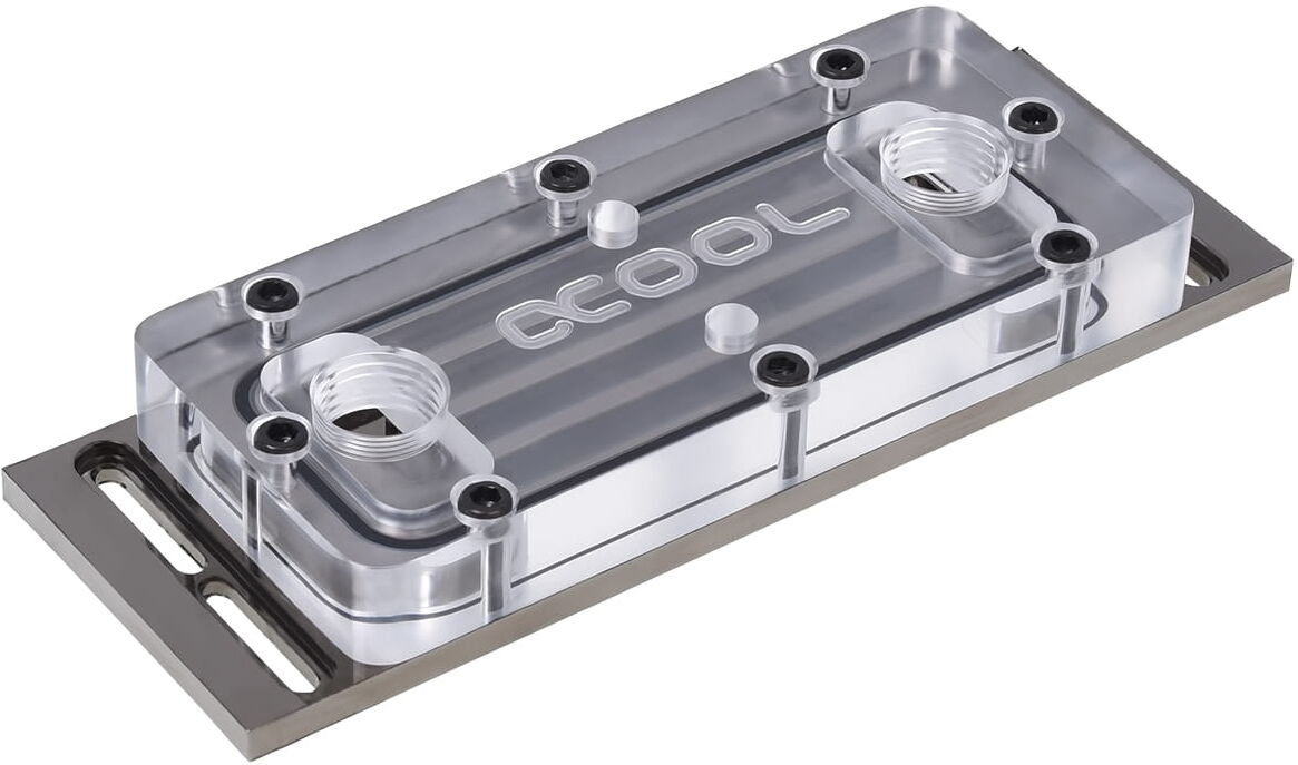 Alphacool D-RAM Cooler X4 Universal - Acryl Black Nickel