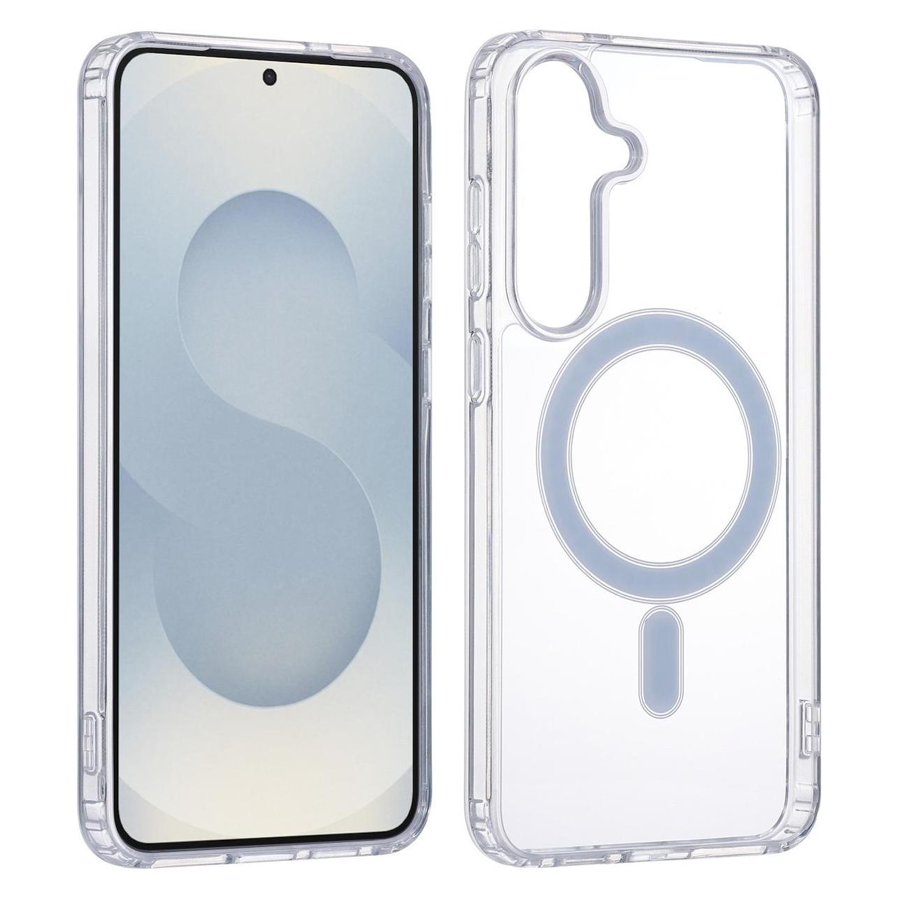 Iiglo Galaxy S25+ Magnetic Silikone cover (gennemsigtig) (Samsung Galaxy S25+) (II-S25P-CC-MAG)