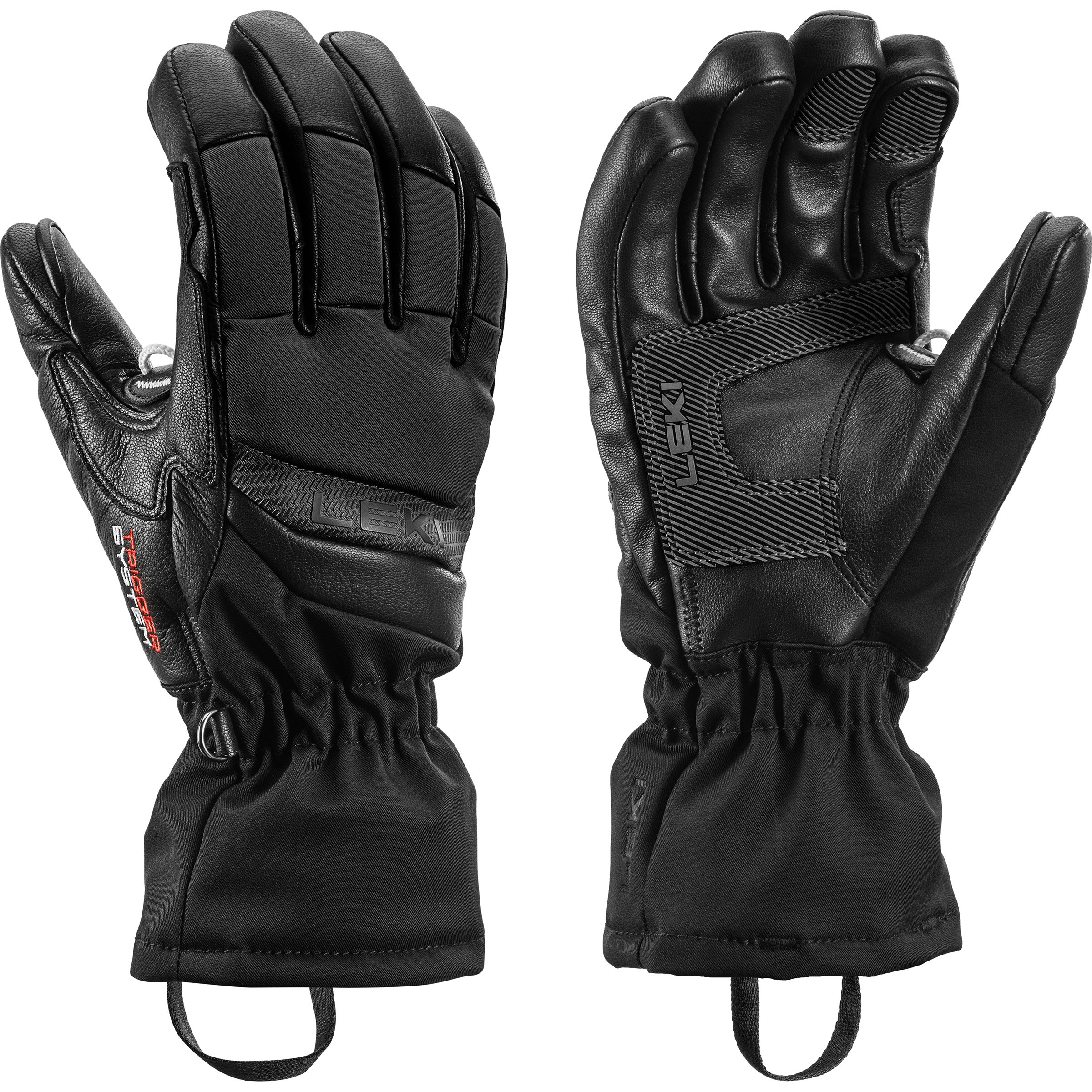 Leki Griffin Base 3D Damen Skihandschuhe schwarz Größe 8 Skifahren Wasserabweisend Wasserabweisend