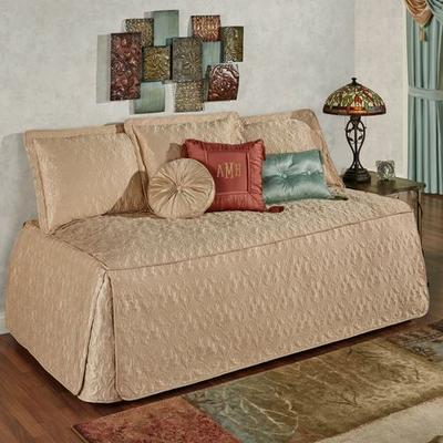 Touch of Class Cambridge Classics Hollywood Daybed Cover Twin Daybed, Twin Daybed, Wheat