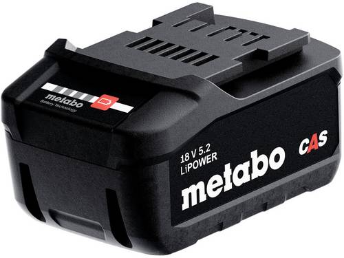 Metabo 625028000 Li-Power Akkupack 18V - 5,2Ah AIR COOLED Werkzeug-Akku 18V 5.2Ah Li-Ion