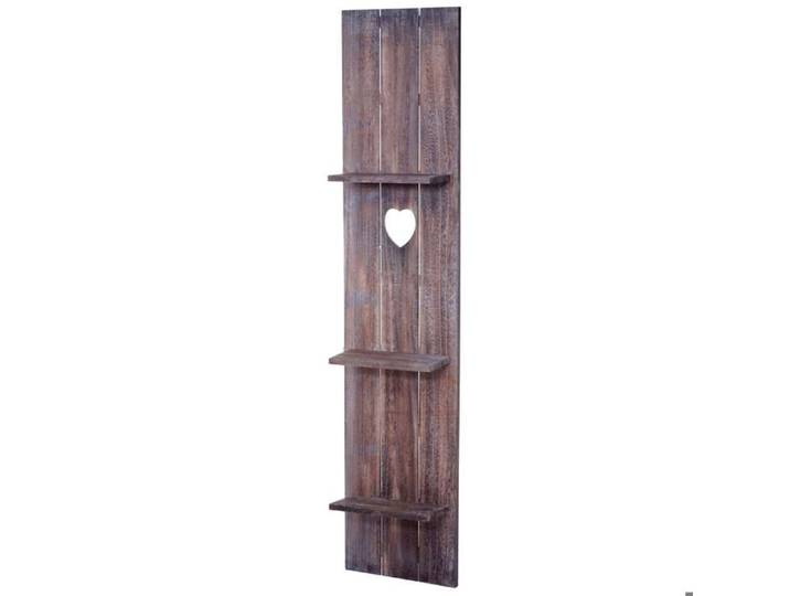 MCW Étagère murale MCW-C92 150x33x13cm bois massif vintage marron shabby