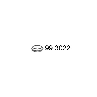 ASSO Dichtring, Abgasrohr 993022 für VW