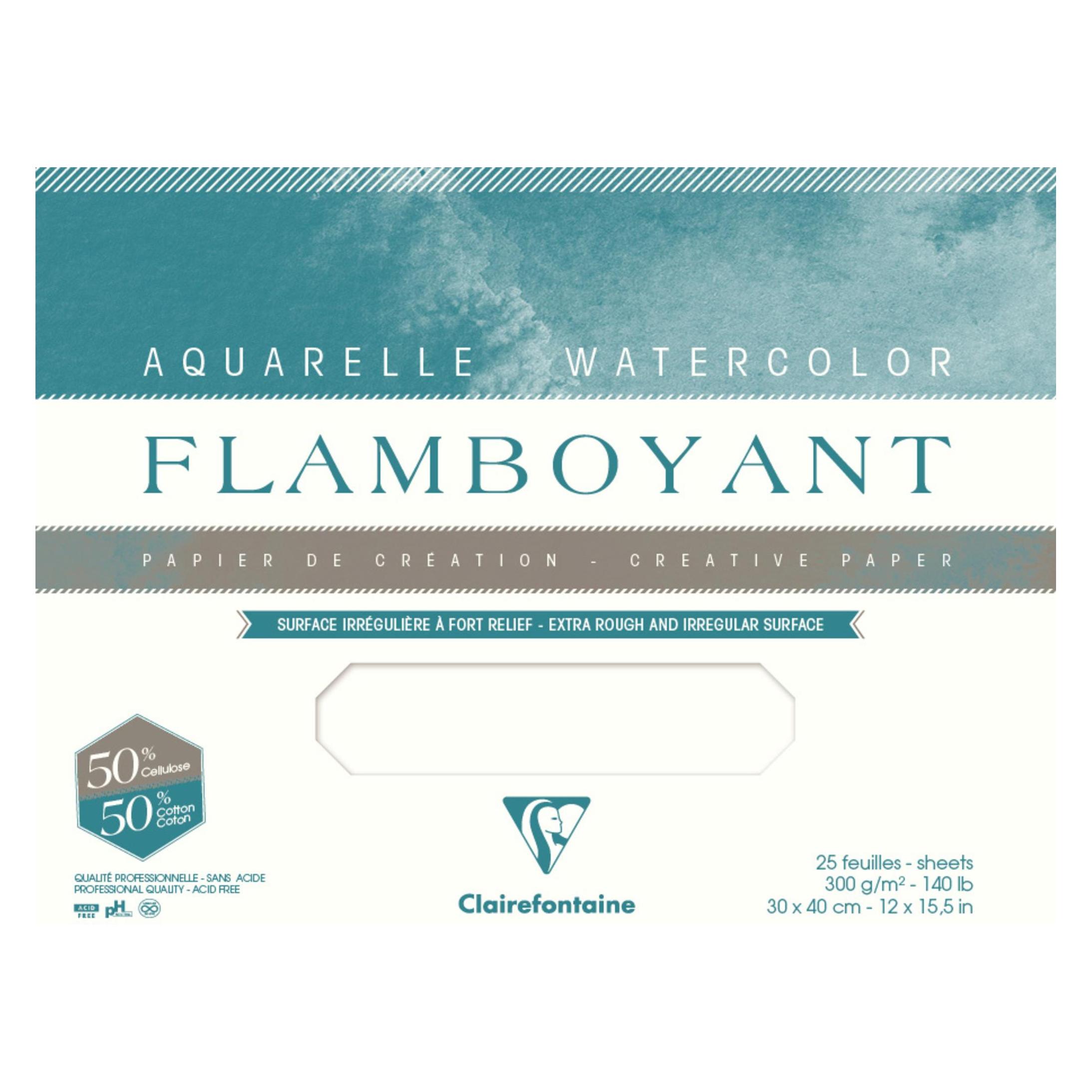 Clairefontaine Feuchte Techniken (300 g/m², 10x) (975066C)