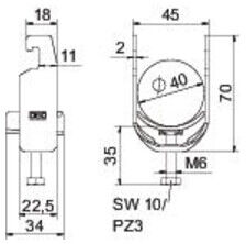 OBO Bettermann Bügelschelle 34-40mm BS-U1-K-40 FT (1186736)
