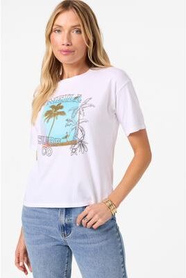 O'Neill s Doodles Easy T-Shirt in White, Size Medium
