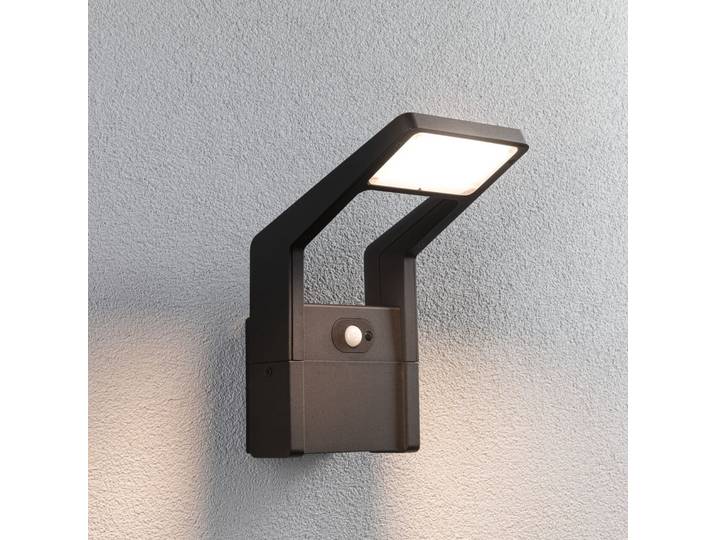 Juntea Außenwandleuchte m/Sensor SWR Anthrazit - Paulmann - Aluminium - Eckig