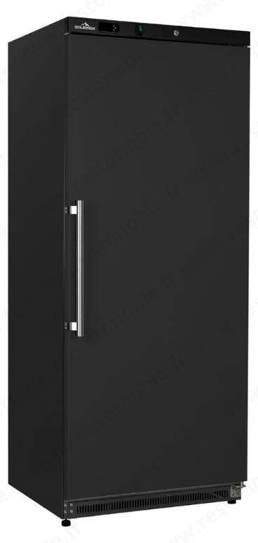 Kühlschrank, schwarzes Modell mit einer Tür - 600 Liter, PREMIUM-Ausführung - GOLDINOX