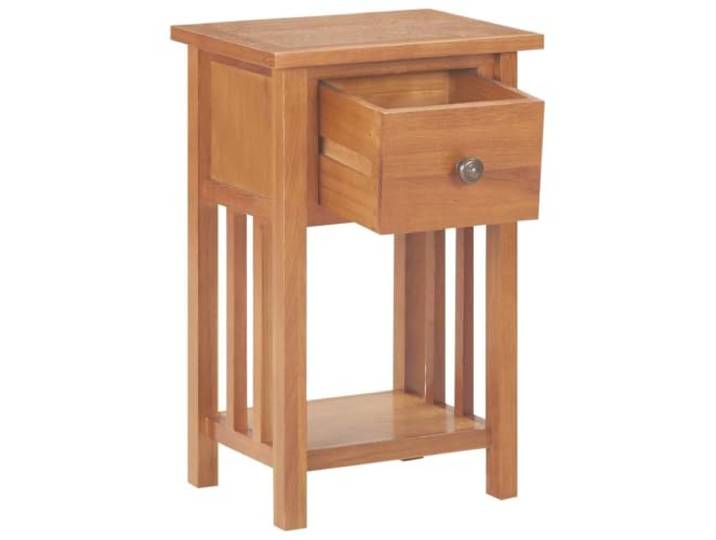 GPUTYGHN Zeitungstisch mit Schublade 35x27x55 cm Massivholz Eiche Beistelltisch,Zeitungshalter,1 Ablage,1 Schublade,MDF,massives Eichenholz,kompakt,leicht beweglich,rustikaler Charme