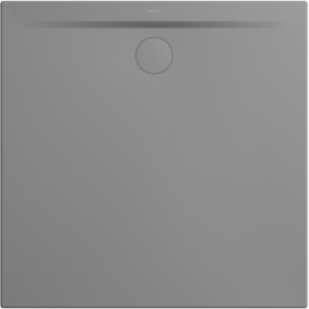 Kaldewei Superplan zero Duschwanne 353447982664 100x100cm, Wannenträger extraflach, SEC, grey40