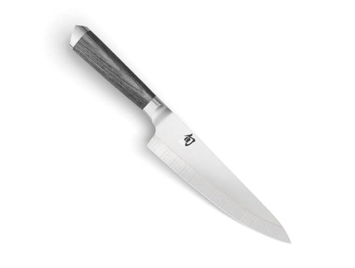 KAI Shun Kagerou DCC 0706 Kochmesser 20 cm, japanisches Küchenmesser mit Dual Core Damastklinge und Pakkaholzgriff