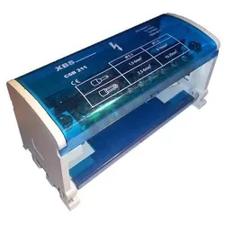 Abzweigklemme Sammelklemme Verteilerblock auf TH35 2P 125A 500V XBS CSB-211