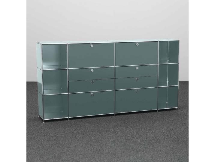 Highboard System4 228.0 x 40.0 cm, Grün, Neu - Ideal für zeitloses Design