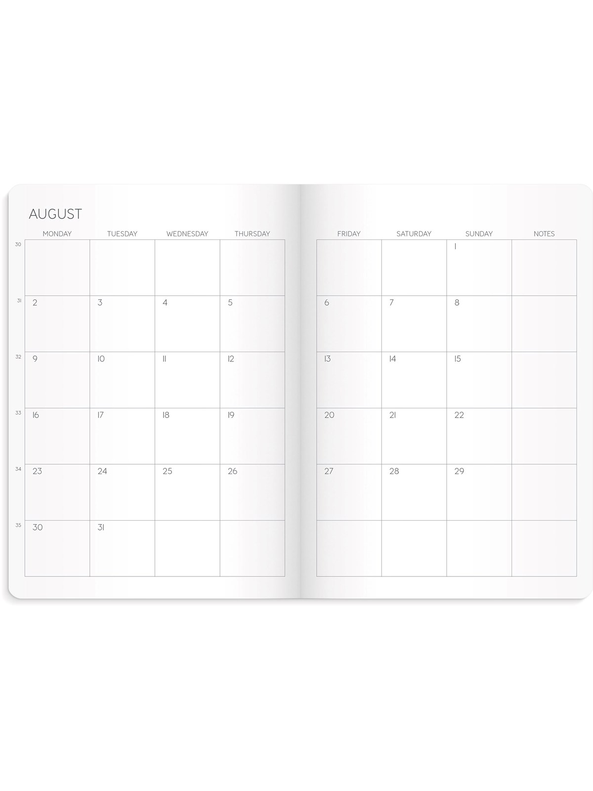 Burde Calendar 2027 Monthly Planner A5