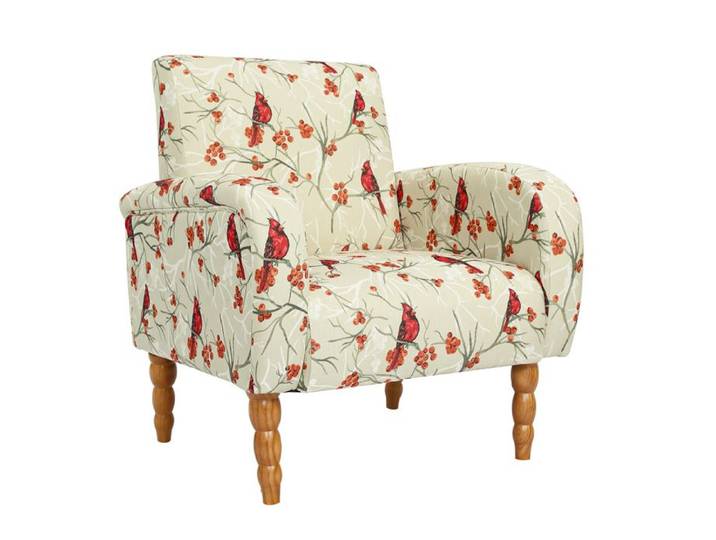 Fauteuil à oreilles HomeMiYN rembourré fauteuil de lecture confortable avec dossier haut pour salon