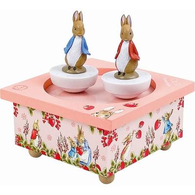 Troussellier - Spieluhr tanzend Peter Hase, Erdbeeren magnetisch