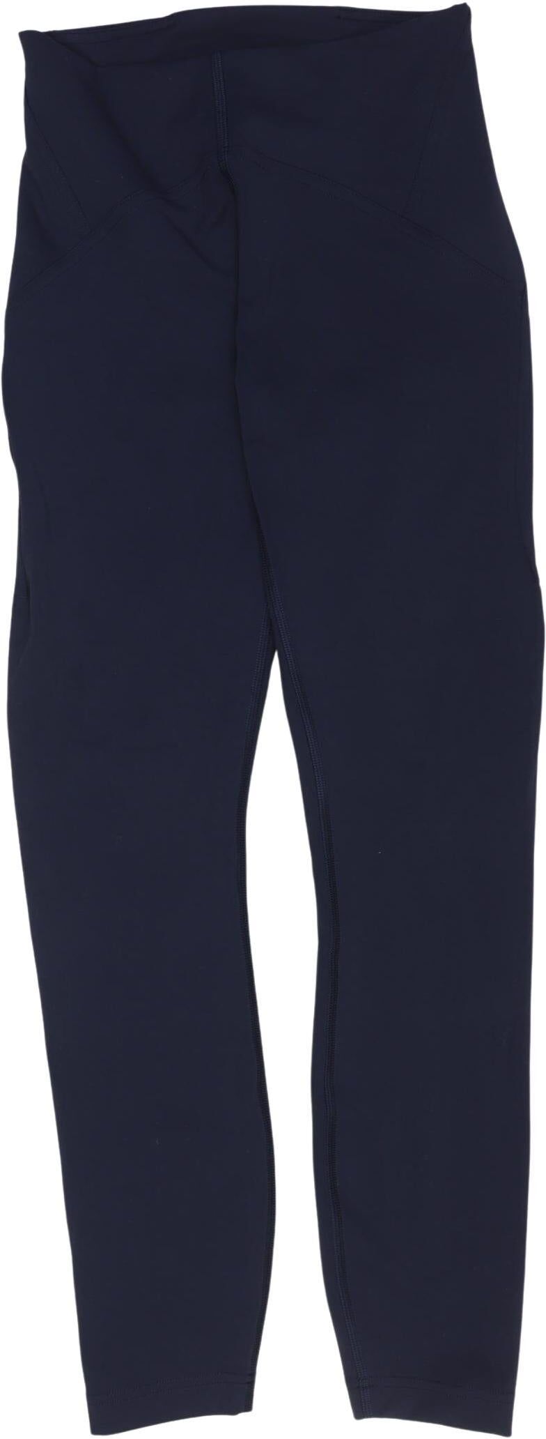 Lululemon Damen Stoffhose, Marineblau, Gr. W25, Synthetik / Elasthan - Second Hand