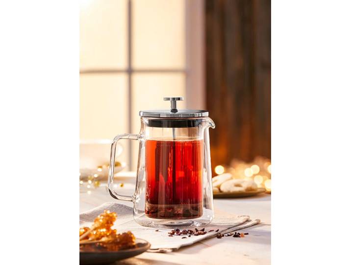 Thermo Kaffee-Tee Presse, Transparent