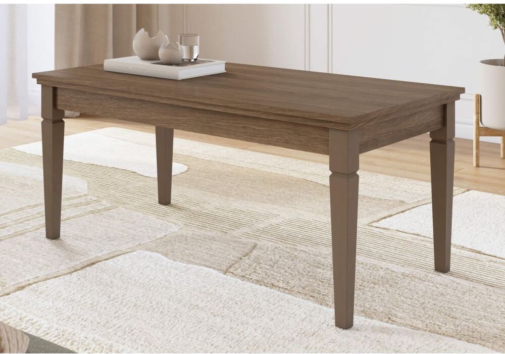 Usinestreet Table basse volterra 110x60cm Marron 110x50x60cm