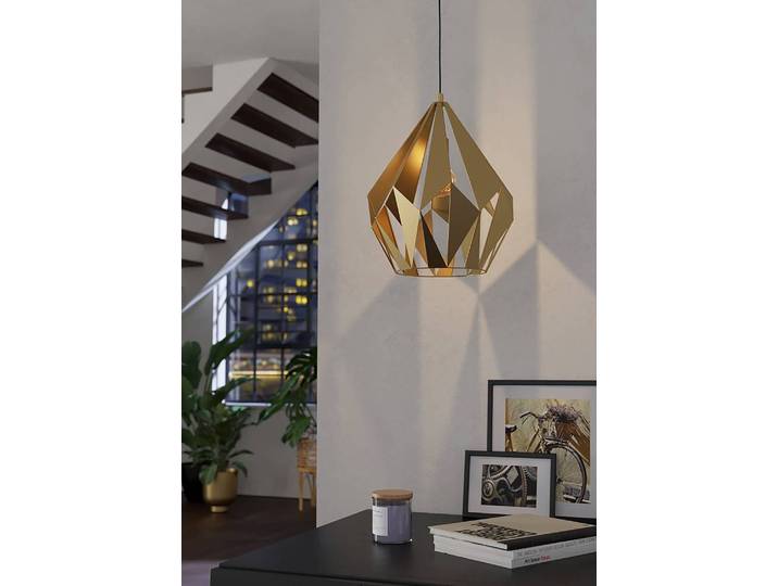 Suspension Carlton - Type A Ø 39cm Doré Matériau : Métal Surface en métal : Laqué Type de métal : Acier E27