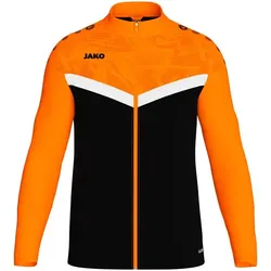 Jako Polyesterjacke Iconic Kinder - schwarz/neonorange - 152