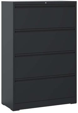Kodotan sofa Lateral File Cabinet 4 Drawer, Filing Cabinet with Lock, Lockable File Cabinet for Home Office, Locking Metal File Cabinet