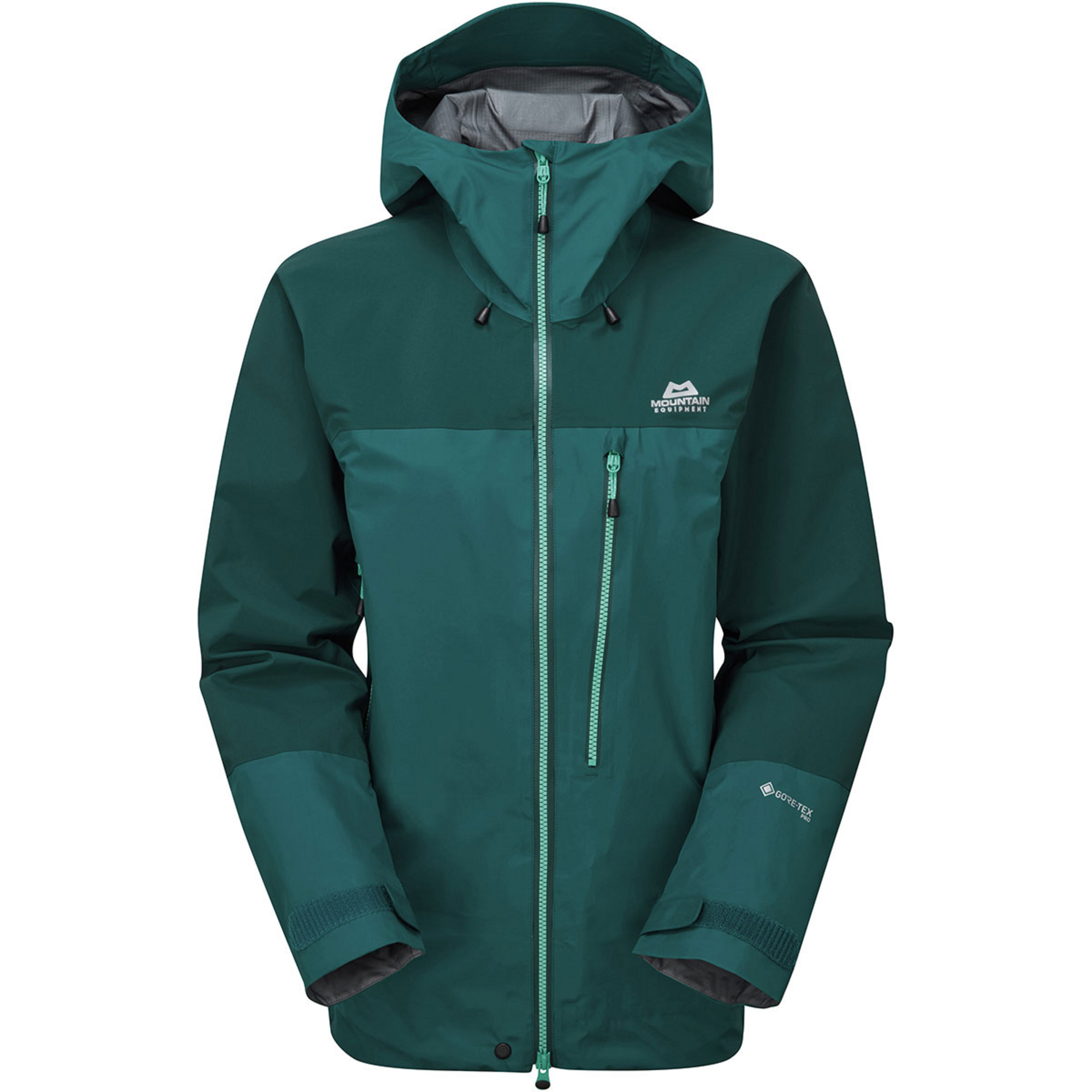Mountain Equipment Manaslu Damen Regenjacke tuerkis Größe XS Trekking Widerstandsfähig Wasserabweisend