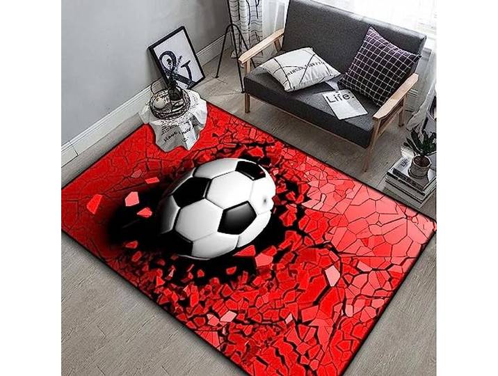 HOCAH 3D-Gedruckter Kinderteppich – weicher Flanell-Teppich for Spielzimmer und Heimdekoration(Zy-dt-a2,180 x 280 cm/70.8 x 110.2 inch)