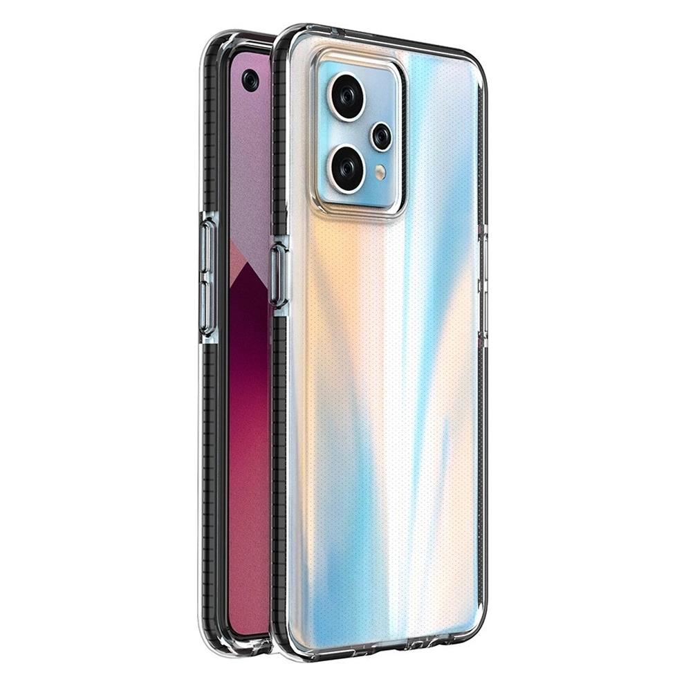 Hurtel Spring Case für Realme 9 Pro+ / Realme 9 Silikonhülle mit Rahmen schwarz (Realme 9, Realme 9 Pro+) (1404978613)