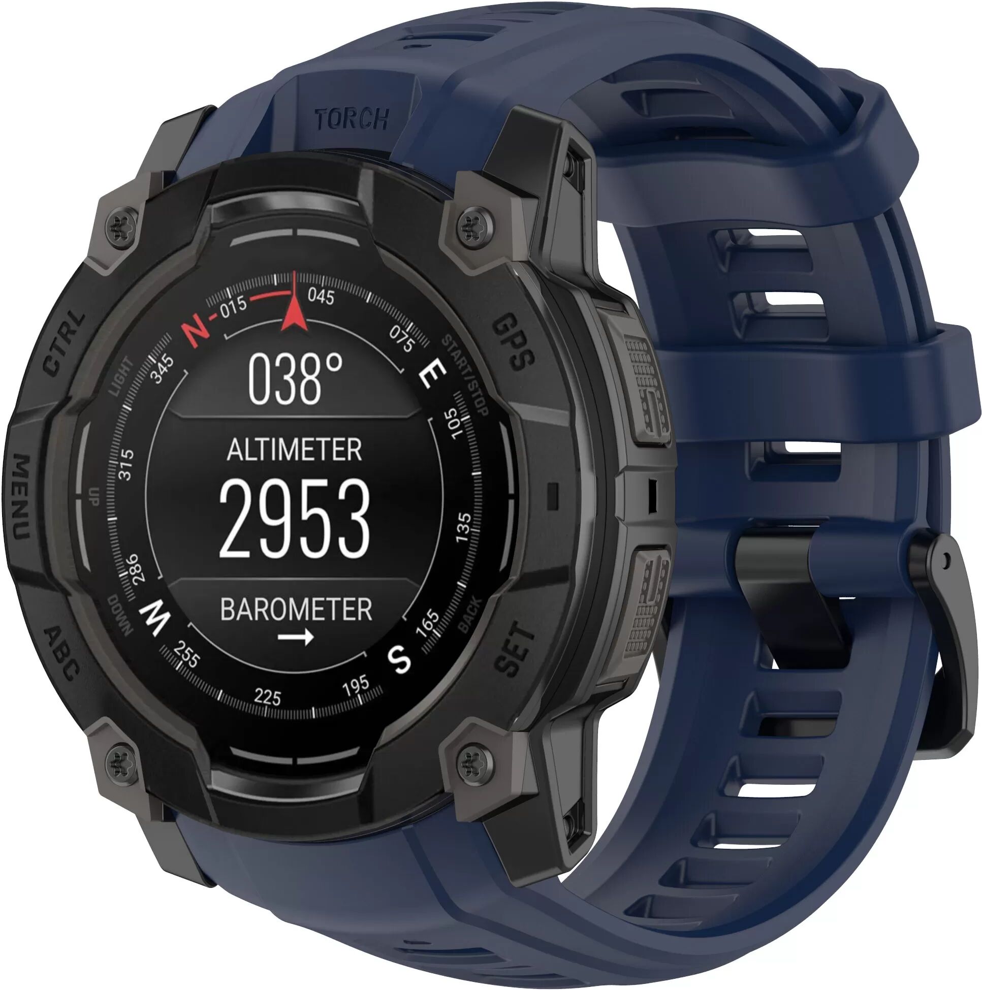 INF Bracelet en silicone premium pour Garmin Instinct 3 50 mm