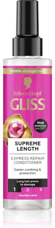 Schwarzkopf Gliss Supreme Length baume régénérant pour cheveux longs 200 ml