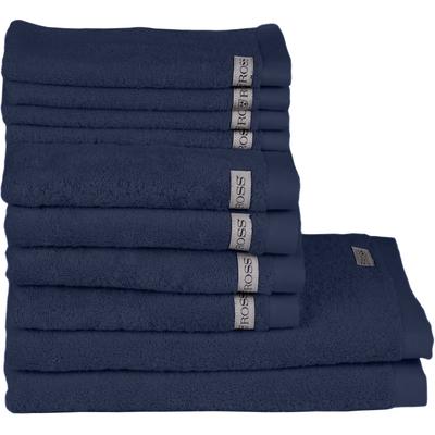 Handtuch Set ROSS "Sinfonie", blau (denim), Frottier, Frottier, Obermaterial: 100% Baumwolle, Handtuch-Sets, beinhaltet Gästetücher, Handtücher und Badetücher