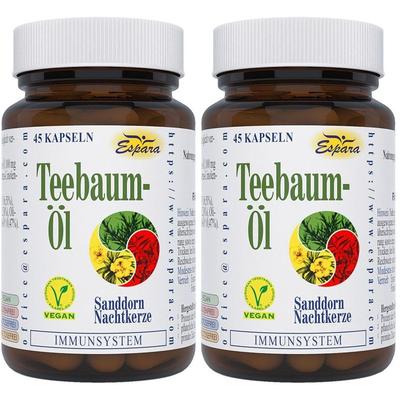 Teebaum ÖL Kapseln 2x 2x45 St