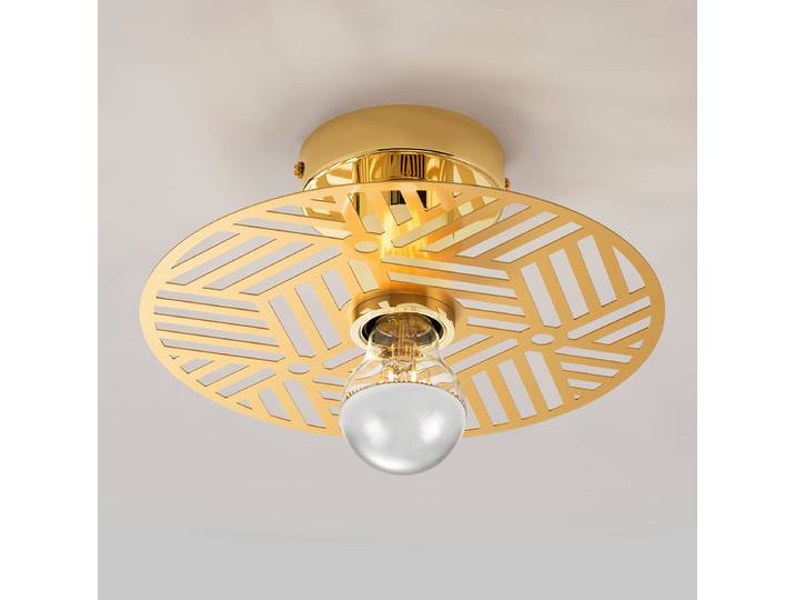 Applique Eres Ø 25cm Doré/Doré aluminium LED E27