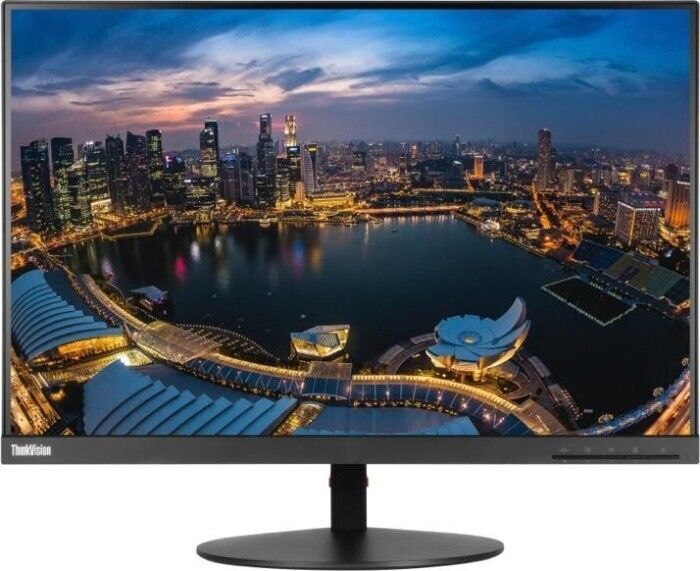 IBM ThinkVision T24d-10   24"   avec pied   Noir - Refurbished
